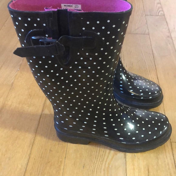 Polka Dot rain boots - Picture 3 of 4
